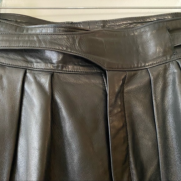 HECTOR SAXE vintage leather jean - Picture 4 of 5